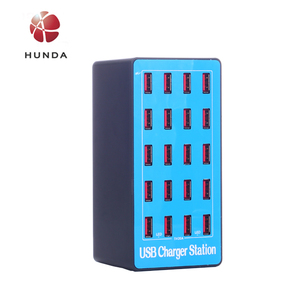 Venta al por mayor Universal 20 puertos USB estación de carga 10/20/30/40/50 Multi-Puerto cargador rápido 100W USB hub cargador estación de acoplamiento - Product Image 5