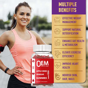 Gommes amincissantes personnalisées pour la perte de poids Soutien énergétique pour la perte de poids Supplément de soutien pour la perte de poids Gummy Candy - Product Image 2