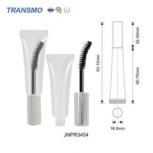 Emballage de tube de brillant à lèvres transparent vide, contenants de brillant à lèvres à presser vides, tubes de brillant à lèvres roses, tube de brillant à lèvres à presser - Product Image 3