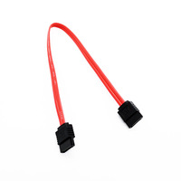 Cable plano corto personalizado, Sata de 7 pines para disco duro Serial ATA, Cable paralelo doble, Cable de alimentación Sata HDD