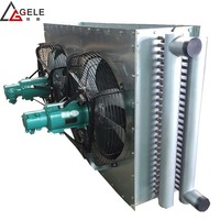 Échangeur thermique à condensateur refroidi à l'air, en cuivre, sur mesure, 3 pièces