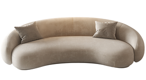 Luce scandinava divano di lusso a forma di arco creativo tessuto Art divano adatto per soggiorno ufficio Area di svago - Product Image 2