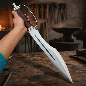 Hermoso Cuchillo Bowie de Acero Inoxidable de Grado Industrial SIZZCO Hecho a Mano con Mango de Madera de Palisandro - Product Image 1