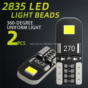 JIACHI T10 Bombilla LED Interior del coche Cúpula Lectura Matrícula W5W Luz de señal 12V Lámpara ancha Blanco CANBUS Accesorios de luz de coche - Product Image 4