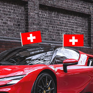 Гражданский флаг Швейцарии, Автомобильный флаг, красный и белый крест, украшение автомобиля в альпийском стиле, элемент флага лодки - Product Image 6