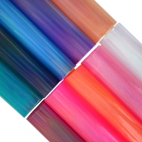 Haute Qualité En Gros 0.1mm Étanche Transparent Laser Pvc Rouleau Holographique Antipoussière Vinyle Film pour Emballage Cadeau Rideau