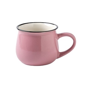 Tazas de Cerámica Color Café Marrón con Diseño Moderno de Flor de Durazno, Ideales para Café, Leche o Regalo - Product Image 5
