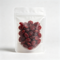 Pochette alimentaire laminée autoportante de qualité alimentaire avec impression personnalisée en relief et étiquette pour l'emballage de bouteilles, bocaux et gobelets