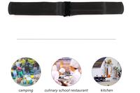 Sac à rouleaux de couteaux de chef en toile cirée multi-usages pour outils et ustensiles de cuisine, étui à couteaux robuste avec 7 fentes