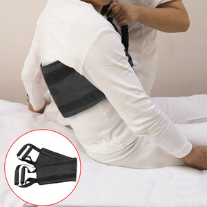 เข็มขัดพยุงผู้ป่วยเสริมความแข็งแรงสำหรับช่วยเคลื่อนย้ายบนเตียง ความยาว 200 ซม. สายรัดทนทาน กว้าง 4 ซม. สีฟ้า - Product Image 2