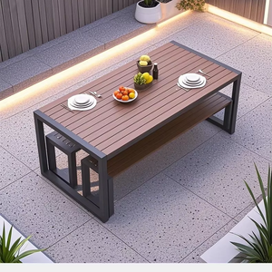 Set di mobili moderni e durevoli per cortile Villa giardini Patio balcone bar negozio di tè-<span class=keywords><strong>in</strong></span> <span class=keywords><strong>legno</strong></span> - Product Image 1