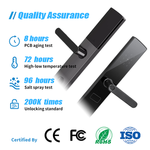 WiFi Smart Lock Finger abdruck leser Aluminium tür TT-Schloss-kompatible Sicherheits stufe Digital Key Edelstahl Cloud <span class=keywords><strong>App</strong></span> - Product Image 4