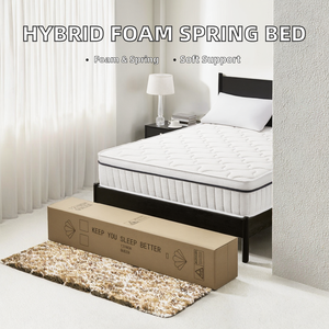 Modern <b>Memory</b> Foam Pocket Spring Hybrid Mattress King & Queen Sizes Roll in a <b>Box</b> for Bedroom School Hotel Home Furniture - Product Image 2
