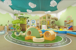 Proveedor de China, Color y tamaño personalizados, tobogán interior para niños, juegos de juegos suaves, muebles para patio escolar - Product Image 2