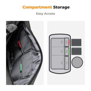 Sac à bandoulière 2 en 1, sac à bandoulière quotidien et sac à dos multifonctionnel pour appareil photo reflex numérique, sac portable - Product Image 4