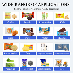 Macchina Automatica per l'Imballaggio di Cuscini con Corpo in Acciaio Inossidabile, Pulita e Igienica per l'Industria Alimentare e del Packaging - Product Image 3