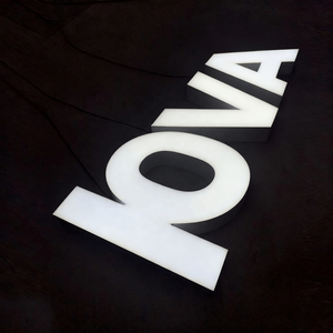 Insegna LED Personalizzata per Attività Commerciali, Insegna Luminosa Frontale, Logo LED per Esterni - Product Image 2