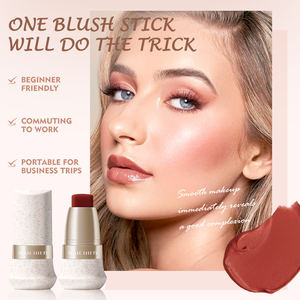 Barra de Colorete <span class=keywords><strong>Mini</strong></span> Linda de Doble Punta HAICUIER Personalizada, de Alta Calidad, Resistente al Agua, Iluminadora y de Larga Duración - Product Image 2