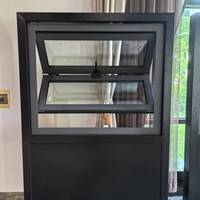 Fenêtres pliantes verticales en alliage d'aluminium certifiées AS2047 - Économes en énergie et anti-insectes pour balcon, patio, villa, hôtel
