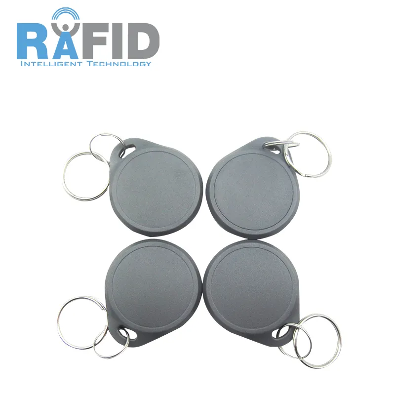 Porte-clés RFID 125Khz/13.56mhz, 100 pièces, carte IC, identification de proximité/IC, puce EM4200, contrôle d'accès