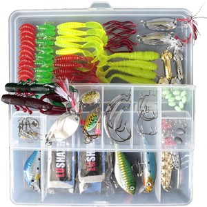 De especificación de pesca de artificial crankbait minnow popper <span class=keywords><strong>vib</strong></span> Duro y suave de atraer a la pesca cebo kit - Product Image 6