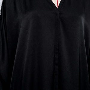 อาบายะห์สีพื้นแบบต่อผ้าทันสมัยสำหรับสตรีมุสลิม - ผ้าคุณภาพสูง แฟชั่นเรียบง่าย สไตล์ลำลอง ขายส่ง ดีไซน์ใหม่ - Product Image 2