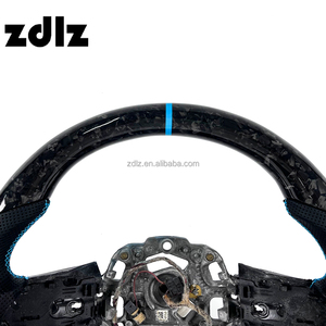 Volante de fibra de carbono forjado con cuero perforado personalizado para BMW <span class=keywords><strong>Mini</strong></span> <span class=keywords><strong>Cooper</strong></span> S R55 R56 R58 R59 R60 F55 F56, interior de coche - Product Image 4