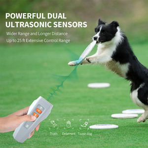 2024 versión detiene el mal comportamiento Sensor dual ultrasónico Control antiladridos Nps Dispositivo disuasorio de ladridos de perros - Product Image 4