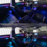 Kit d'éclairage ambiant universel pour voiture RGBIC 64 couleurs, système LED intérieur Symphony pour tous les véhicules