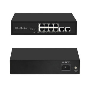 Sunsoont 8 Cổng Chuyển Mạch <span class=keywords><strong>Ethernet</strong></span> POE Không Được Quản Lý, Chuyển Đổi Mạng POE 2 Cổng Uplink Cho Máy Ảnh <span class=keywords><strong>Dahua</strong></span> - Product Image 5