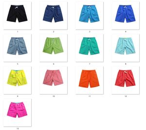 Shorts de bain pour hommes en polyester 100% bleu uni, style décontracté, en tissu peigné, longueur au-dessus du genou, pour la plage et le surf, vente en gros - Product Image 4
