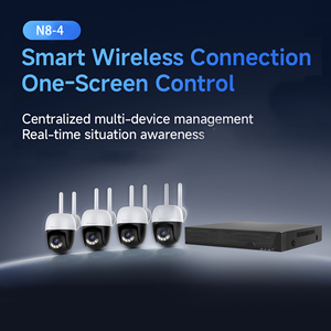 วีสตาร์แคม N8-4 4CH 3MP WiFi NVR ระบบกล้องรักษาความปลอดภัยโดมกลางแจ้ง IP66 กันน้ำการมองเห็นตอนกลางคืน 1296P H265 เสียงระยะไกล 10TB HDD - Product Image 2
