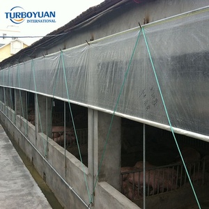 Agricultural Reinforced <strong>Replacement</strong> Curtain <strong>Greenhouse</strong> / Waterproof Woven Fabric PE Cherry Tarp <strong>Covering</strong> Cutting UV Stabilizer - Product Image 4