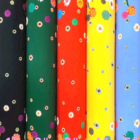 Tecidos de seda estampados para mulheres, tecido de chiffon estampado da moda, poliéster