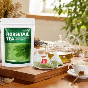 Toptan sağlıklı organik atkuyruğu bitkisel çay poşetleri, yüksek dereceli atkuyruğu karışık çay üçgen çanta, high-end toplu - Product Image 5