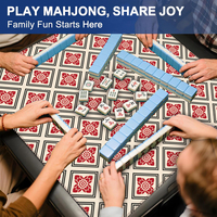 Tapis de mahjong personnalisé en néoprène 32,5"x32,5", haute densité, résistant à la décoloration, jeu fluide, offre d'échantillon gratuit
