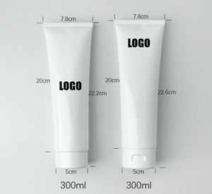 Stock PE <b>Plastic</b> Square Shape Cosmetic <b>Packaging</b> Materials 3-400ml Multi-Capacity Press Pump Blank Hose Bottles Silk - Product Image 6