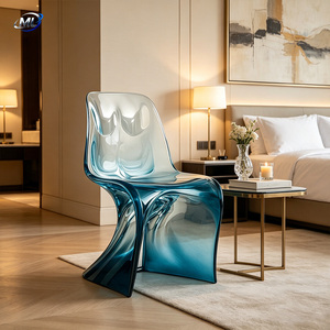 ML Modern Acrylic Living Room <b>Chair</b> Him Her Body <b>Sex</b> <b>Chairs</b> Solid Back <b>Ergonomic</b> Design for Home Furniture - Product Image 4
