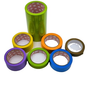 Single Sided 0.1mm*30m Durable Rubber Paper Masking Tape Anti UV High Temp Resistant Easy Tear Prevents Blistering Bubbling - Product Image 6