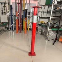 Étaiement télescopique industriel léger en acier Q235 galvanisé réglable pour coffrage de béton et construction
