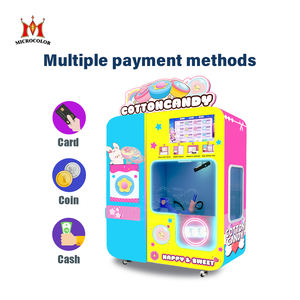 Distributeur automatique professionnel de barbe à papa sucre barbe à papa <span class=keywords><strong>Robot</strong></span> automatique Machine à barbe à papa - Product Image 3