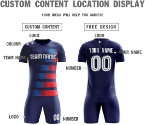 Kit de entrenamiento personalizado para equipos de <span class=keywords><strong>fútbol</strong></span>, uniforme de <span class=keywords><strong>fútbol</strong></span>, camisetas de calidad china, venta al por mayor - Product Image 4