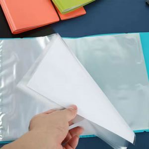 New Arrival A4 Clear Book <b>File</b> Office Stationery Filing System Setup A4 Size Refillable PP <b>File</b> Customized Logo Modern Portable - Product Image 3