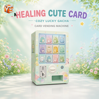 Distributeur de cartes ZDYS, machine à cartes Gacha Twist, paiement par code QR, en acier, verre et PVC, pour les magasins de cartes, les centres commerciaux, les salles de jeux d'arcade