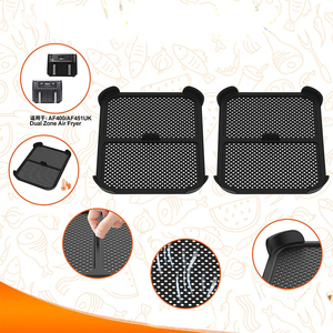 Accesorios para freidora de aire resistentes a altas temperaturas, Protector contra salpicaduras de aceite de silicona de grado alimenticio, protector contra salpicaduras para freidora de aire - Product Image 5