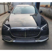Nouveau kit carrosserie style Maybach avec pare-chocs avant et arrière, couvercle de coffre, phares et feux arrière à LED pour Mercedes-Benz Classe E W213 2016-2020, Plug & Play