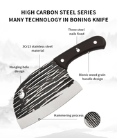 Couteau de cuisine japonais pour chef, couteau à désosser la viande et à désosser le poisson, haute précision pour boucher