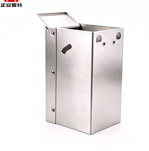 Boîte de contrôle murale en acier LEITE avec couvercle rabattable, armoire en tôle <span class=keywords><strong>sur</strong></span> mesure - Product Image 1
