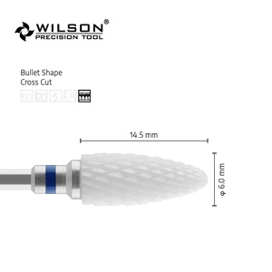 6400501 punta per unghie di alta qualità ceramica bianca-<span class=keywords><strong>Zirconia</strong></span> frese in ceramica/fresa dentale utilizzata per acrilico/gesso - Product Image 5
