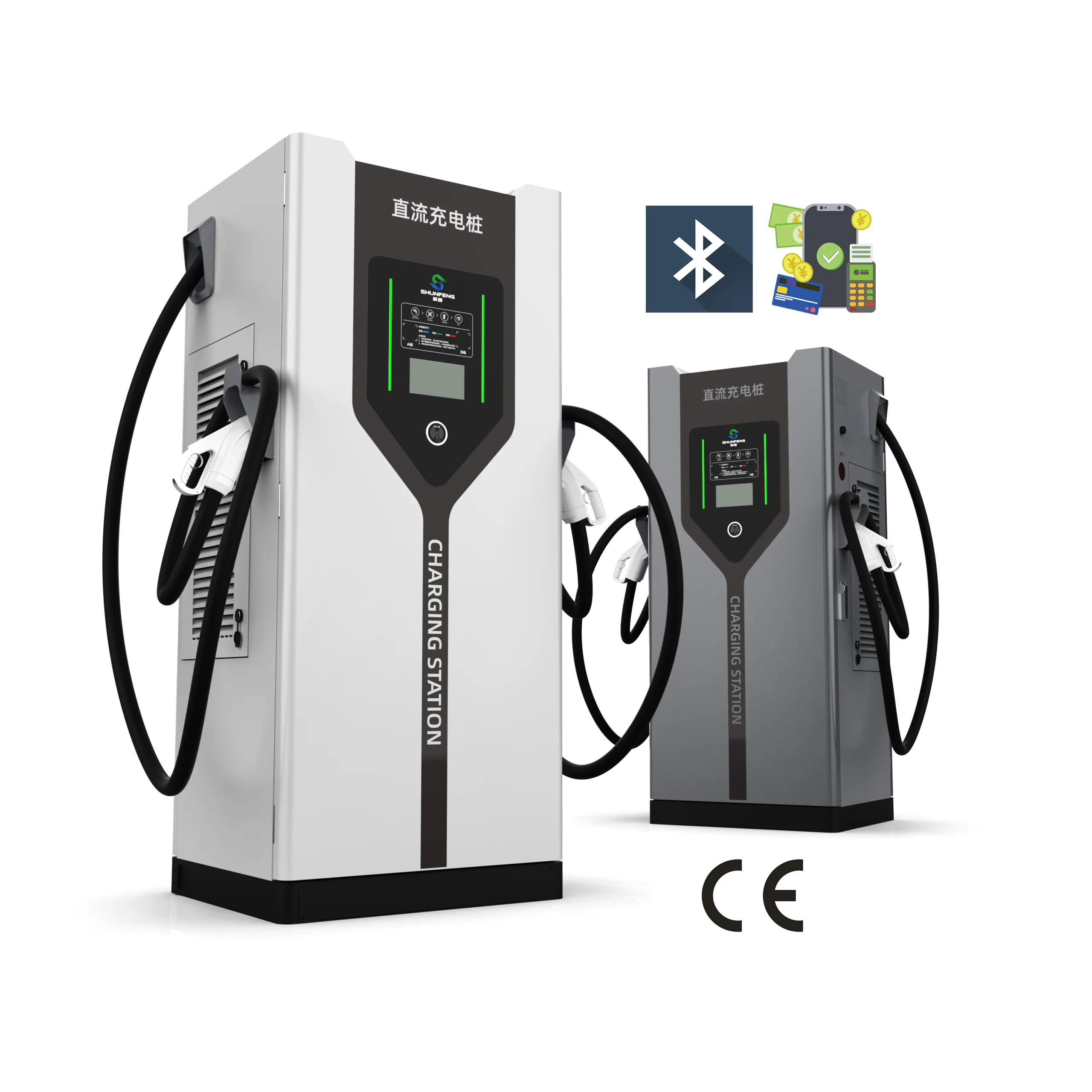 Promotie Nieuwe Energie Dc Elektrische Auto Oplader Dubbel Enkel Pistool Snel Dc Ev Laadstation